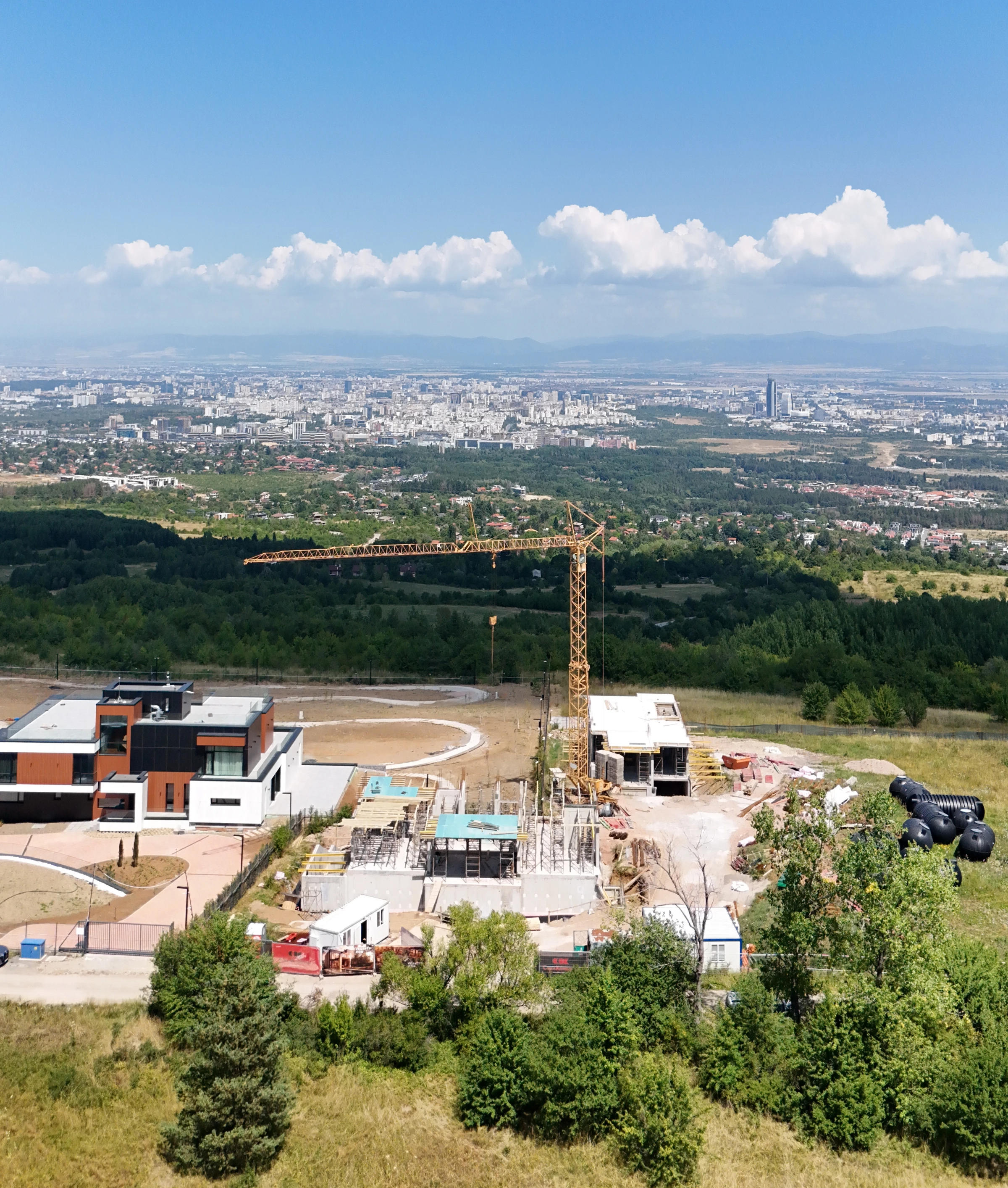 The complex from the air